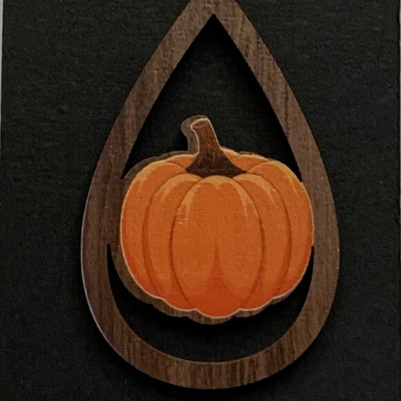 Pumpkin Earring, Food Earring, Fall Earring, Halloween Earring, Thanksgiving - Picture 3 of 7